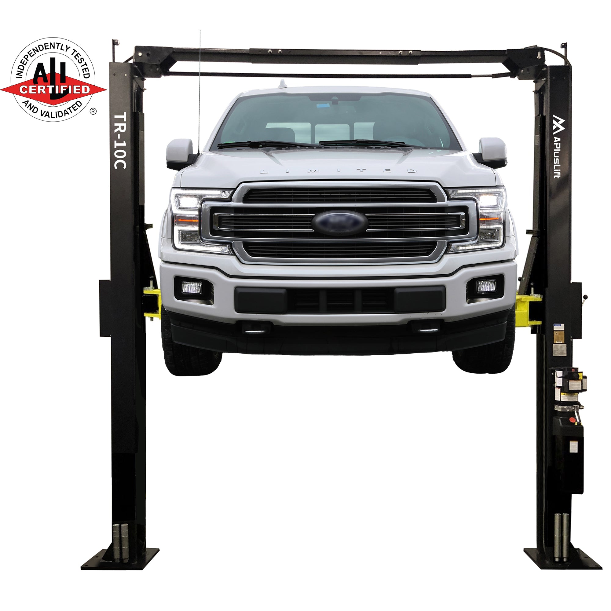 ALI Certified Falcon 10,000LB 2-Post Overhead Single Release Direct Drive Car Lift with 3 Year Warranty - 12 Ft Tall (TR-10C Model) / Forklift Onsite or Terminal Pickup